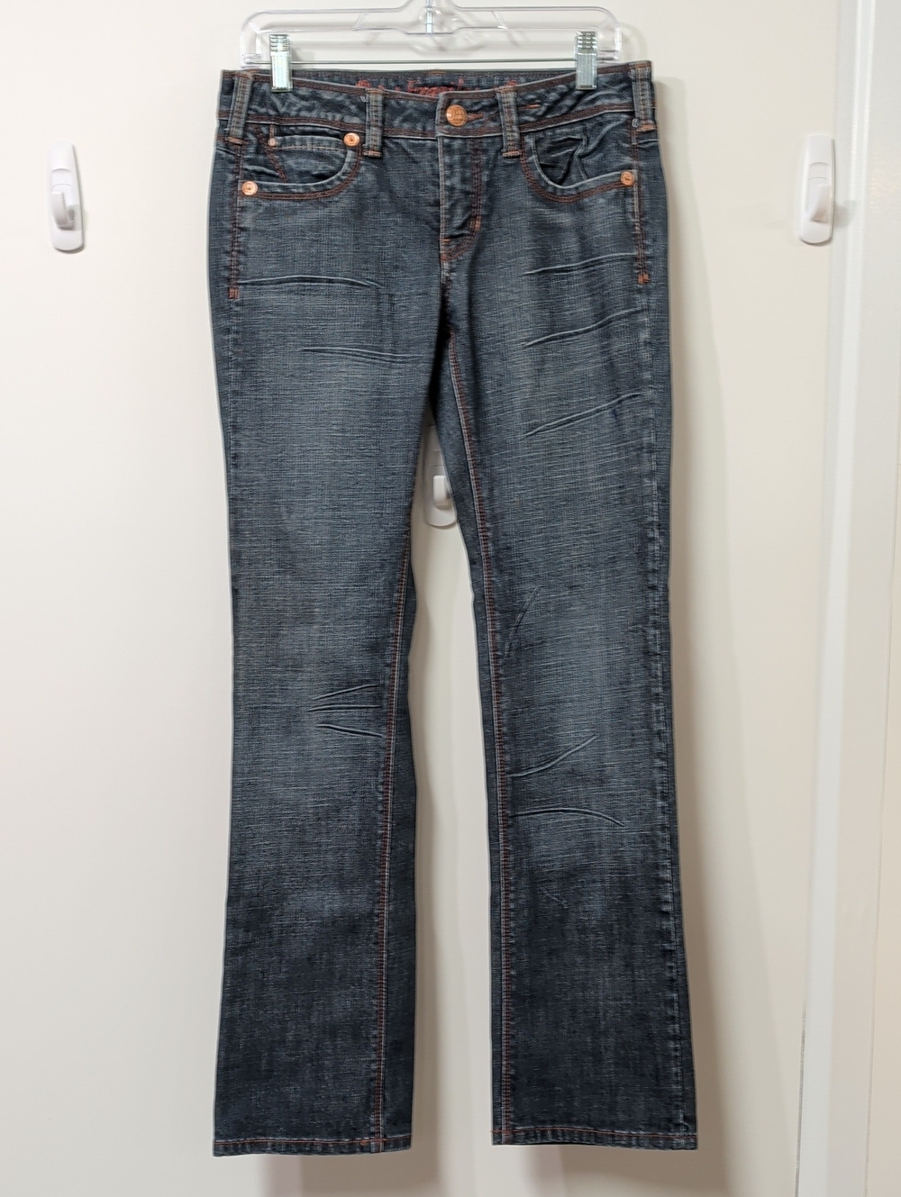 Vintage Y2K Fragile Low-Rise Bootcut Jeans